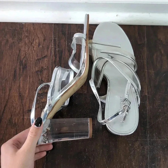 Marc Fisher Block Clear Heels For Women - Picture 4 of 8